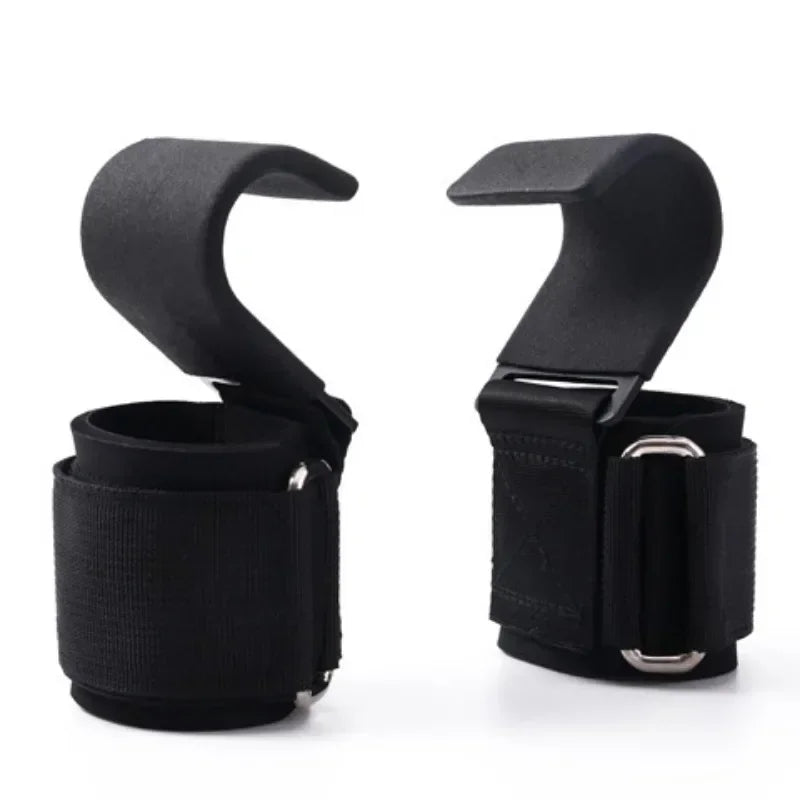 MIHJUSFDH Non-Slip Weight Lifting Hooks Pair For Deadlift And Pull-Ups