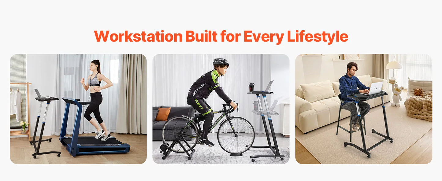 Cycling Desk Folding Fitness Station for Home Office