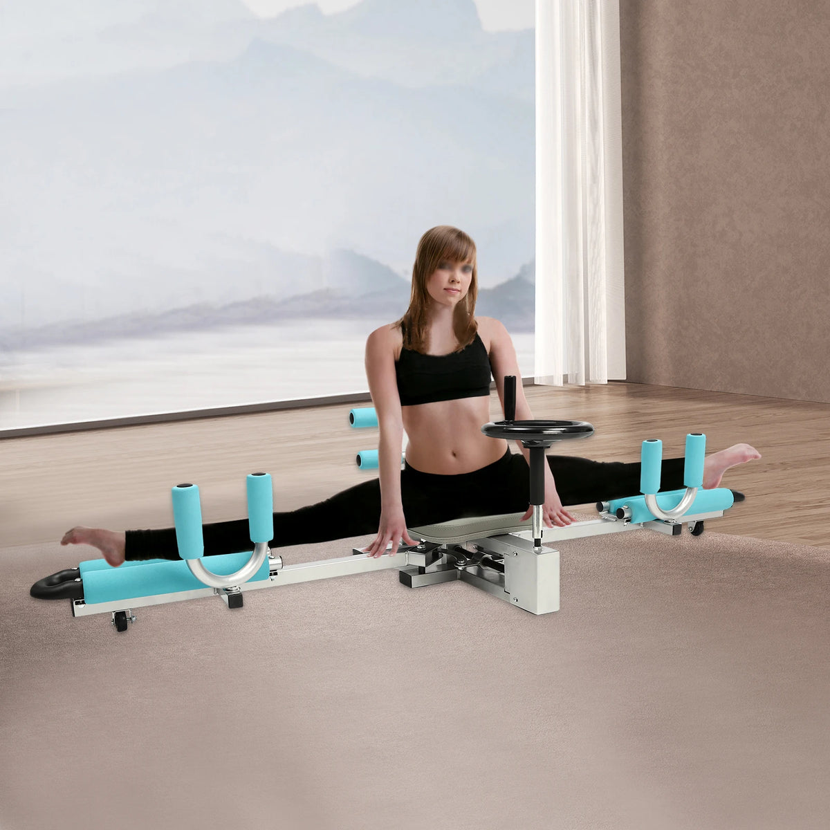 Heavy Duty Adjustable Leg Strectcher For Flexibility Stretch