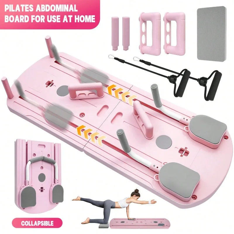 Foldable Pilates Reformer Board Eight In One Home Workout Equipment
