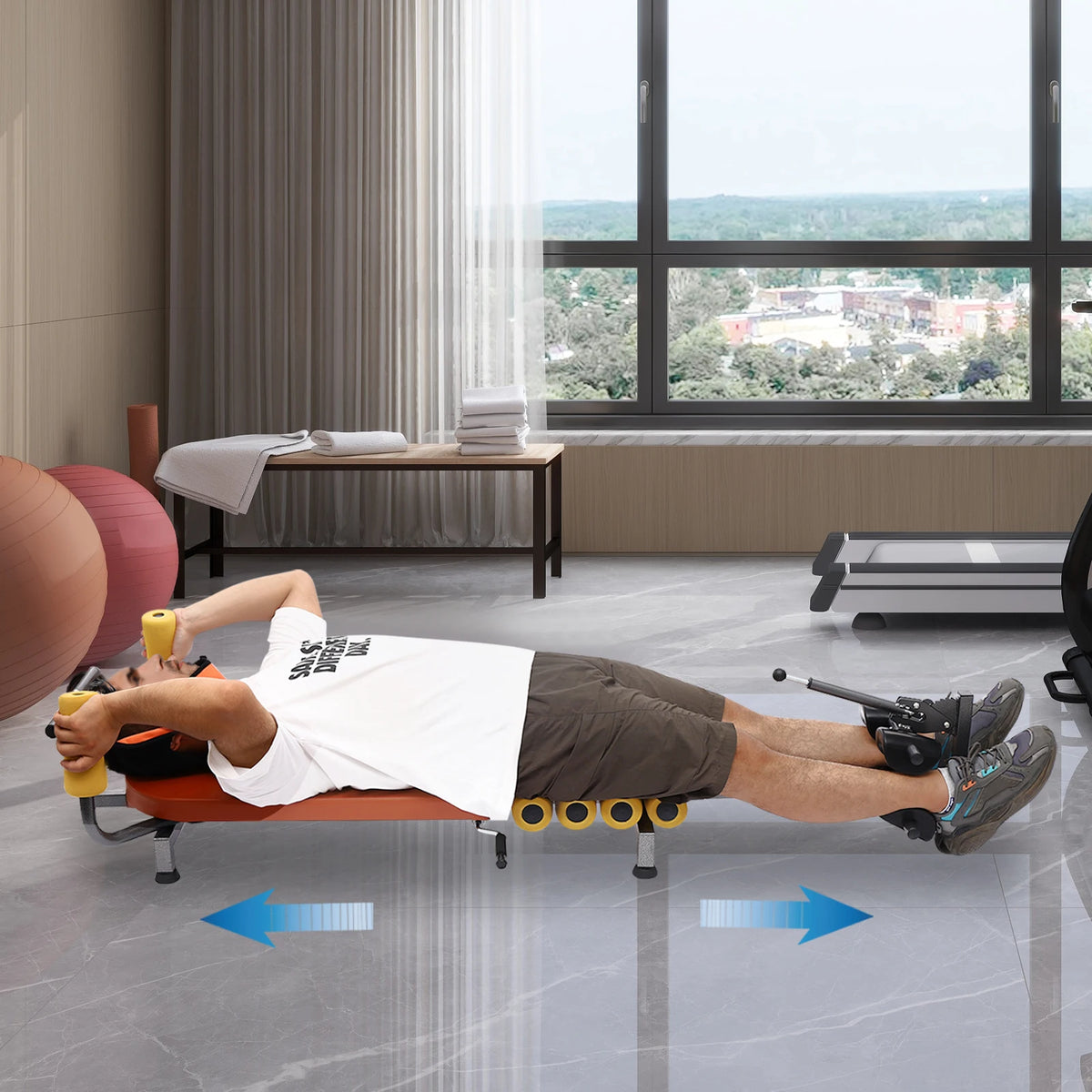 Adjustable Back Stretching Bench Neck Stretcher For Tension Relief