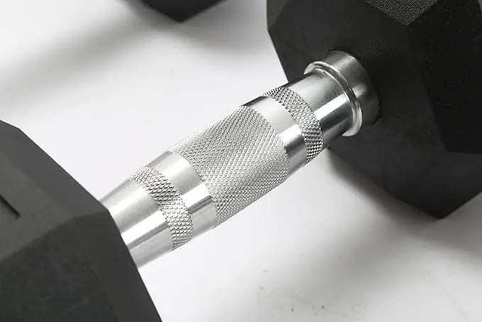 Hex Dumbbells Set With Rack Rubber Coated for Home Gym