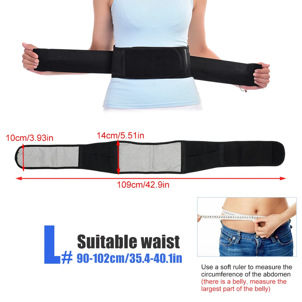 Hign-concerned Adjustable UniversalHeatedLumbarBrace With MagneticTherapy PainReliefPro