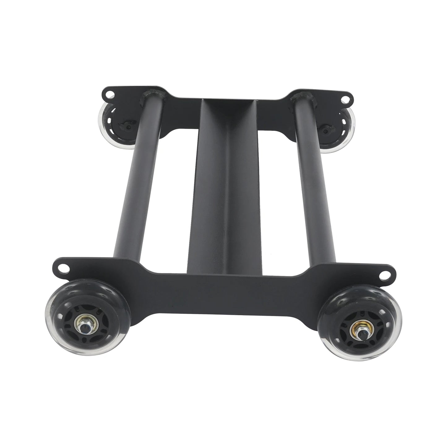 Steel Abdominal Trainer With Wheels For Home Gym Fitness Equipment