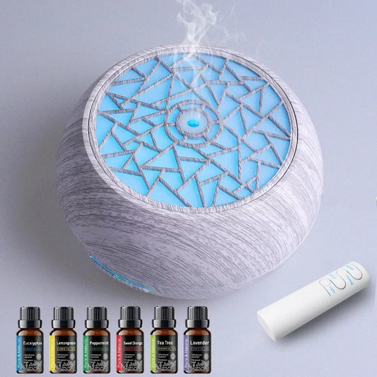 LISM PremiumPlus Aromatherapy Humidifier Diffuser With Six Therapeutic Oils Remote
