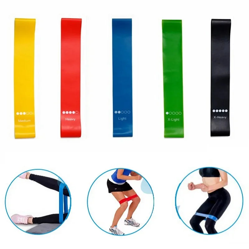 QzeUpwardSpirit Professional Grade TPE Resistance Bands Set for Comprehensive Body