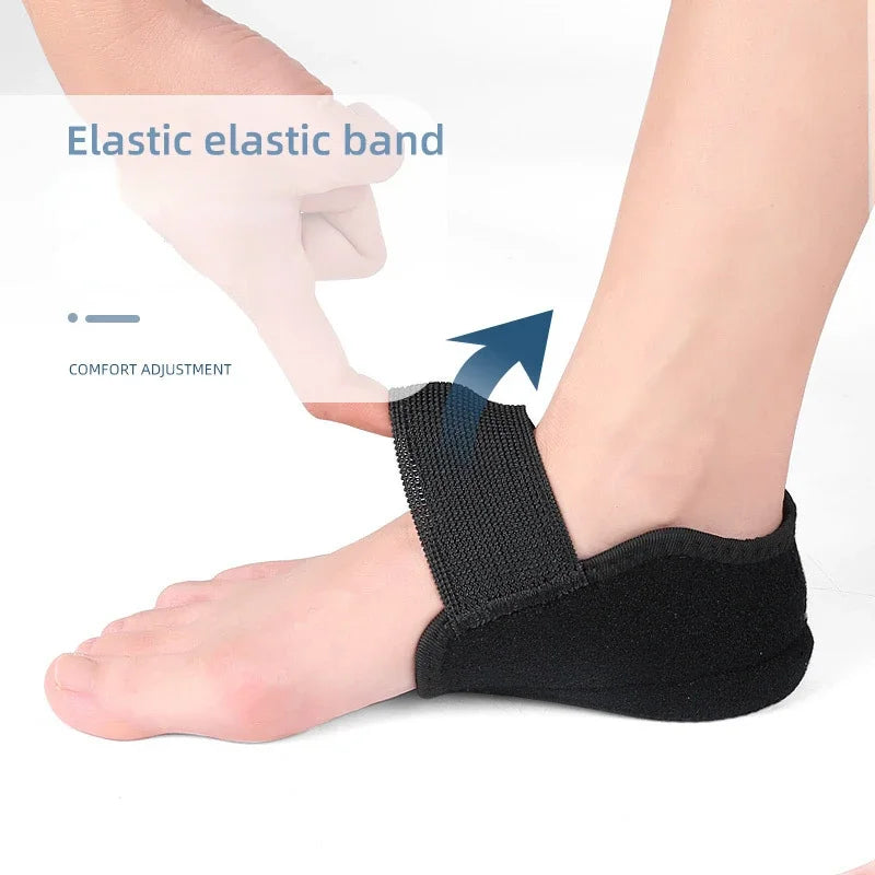 Bone Care SiliconeGel Heel Cup Cushions For PlantarFasciitis ReliefTherapy Moisturising