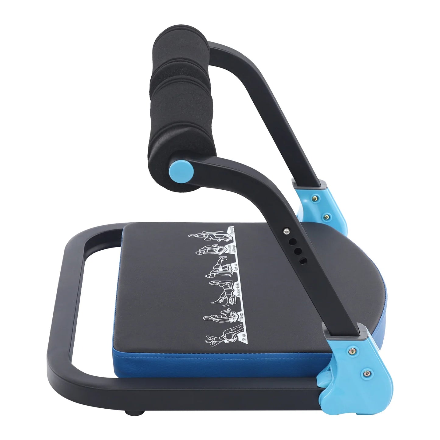 Foldable Abdominal Trainer Mini Sit Up Machine With Adjustable Resistance