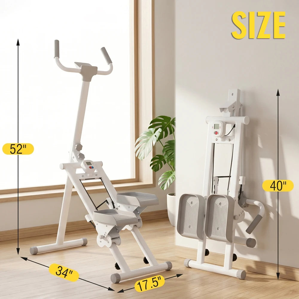 Vertical Stair Stepper With LCD Display For Full Body Cardio