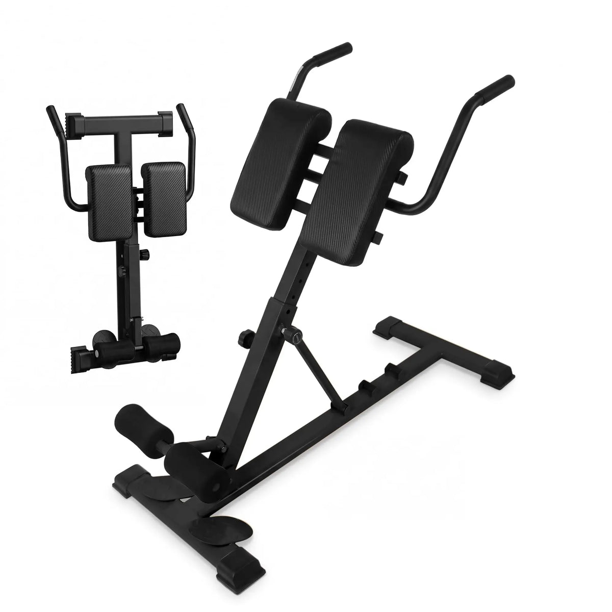 HiMISS Adjustable Roman Chair Hyperextension Bench For Home Gym
