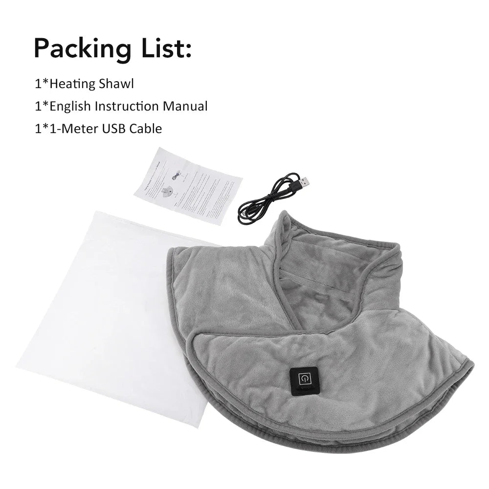 Electric Heating Shoulder Neck Pad USB Cervicalthermalcomfort Advancedthermotherapy Massagewrap