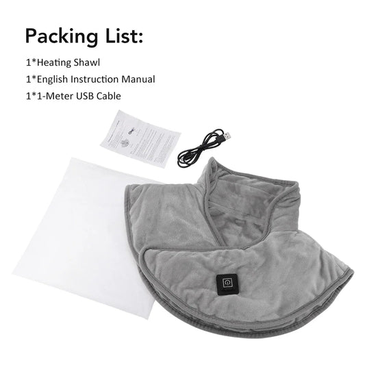 Electric Heating Shoulder Neck Pad USB Cervicalthermalcomfort Advancedthermotherapy Massagewrap