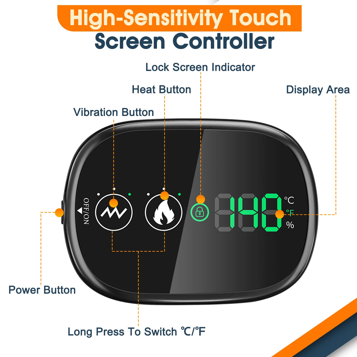 Cordless Electric Heating Shouder Massager Brace, 3 Heat & Vibration Thermal Cervical Muscel Relax, Shoulder Warmer Massage Belt