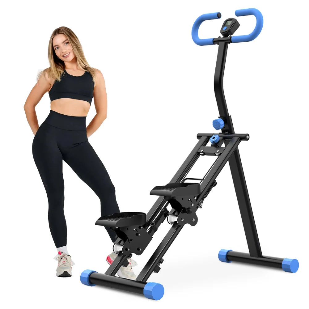 Stair Stepper Vertical Climber Fitness Machine With Adjustable Handlebar