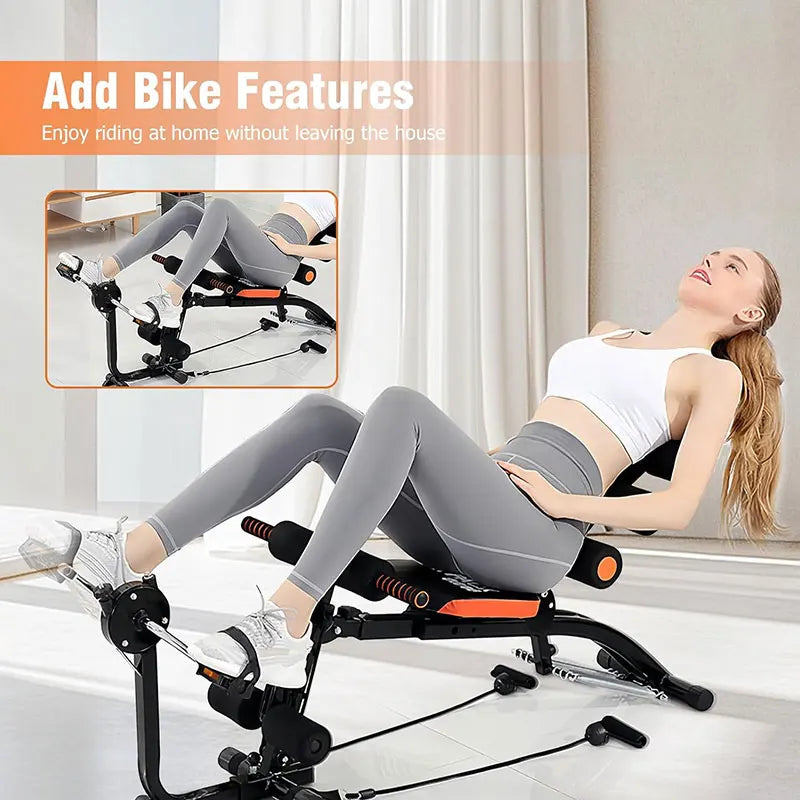 KBQ Foldable Abdominal Exercise Bench Situps Core Trainer