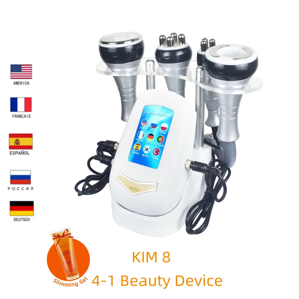 Moonic Beauty 4 In 1 Cavitation Ultrasonic RF Vacuum Machine