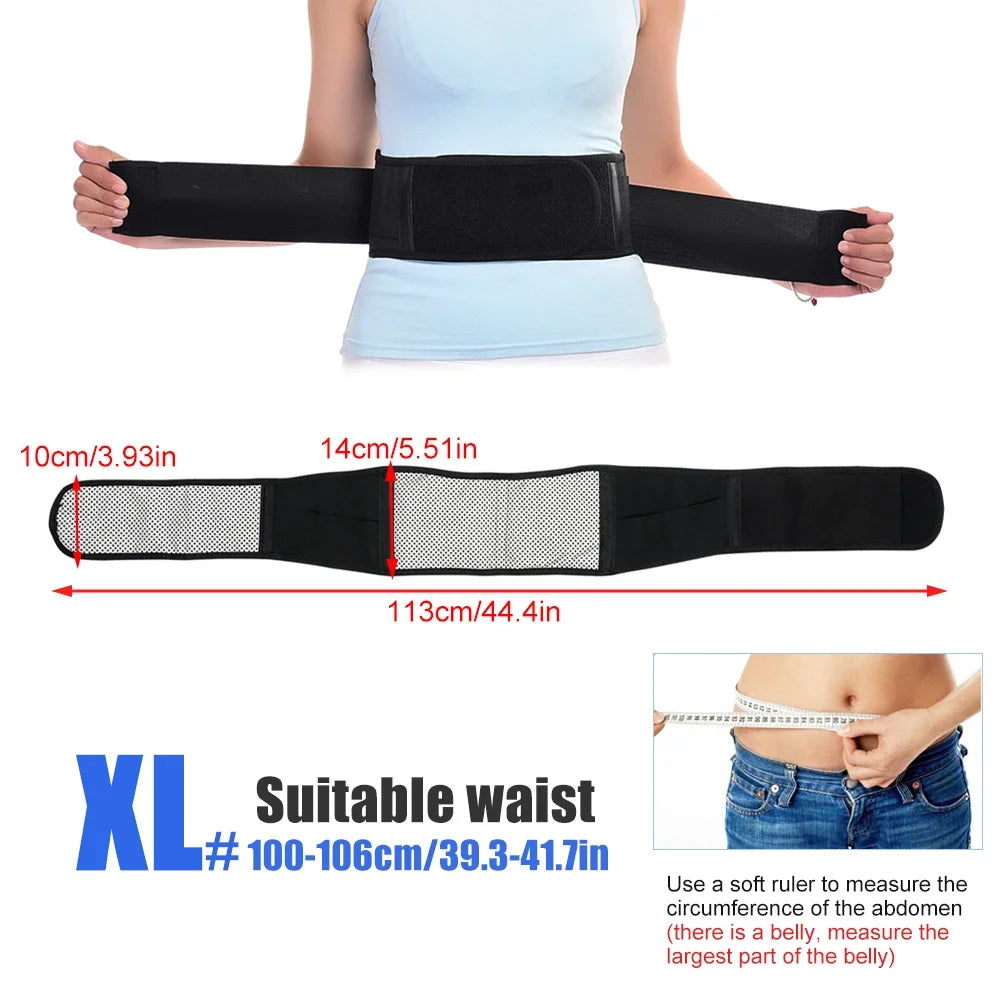 Hign-concerned Adjustable UniversalHeatedLumbarBrace With MagneticTherapy PainReliefPro