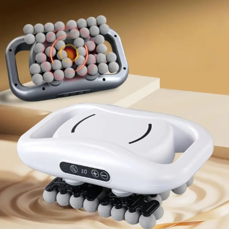 Professional 42-Head Massage Gun With LED Display And 9 Speeds