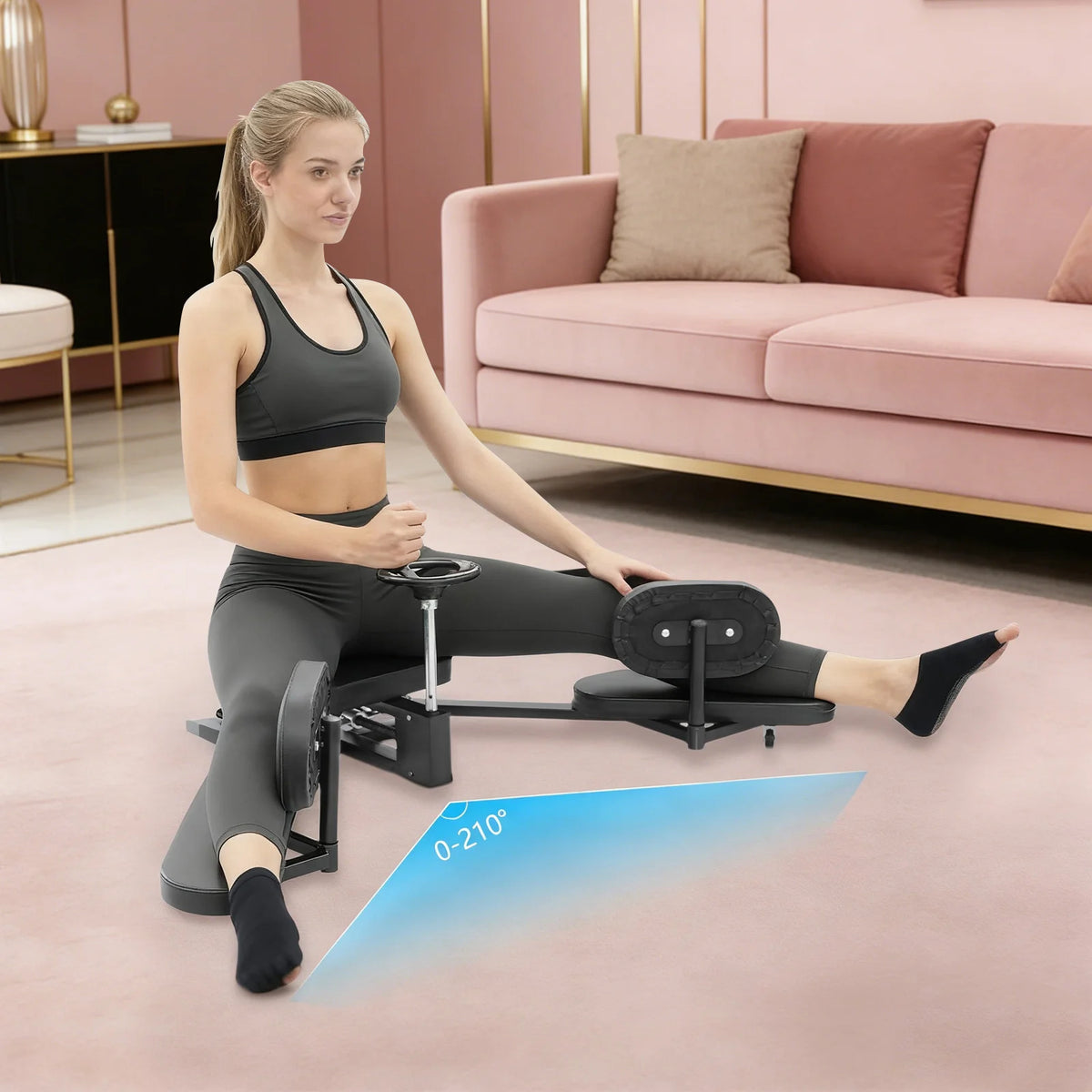 Heavy Duty Leg Stretcher Machine For Flexibility And Split Training