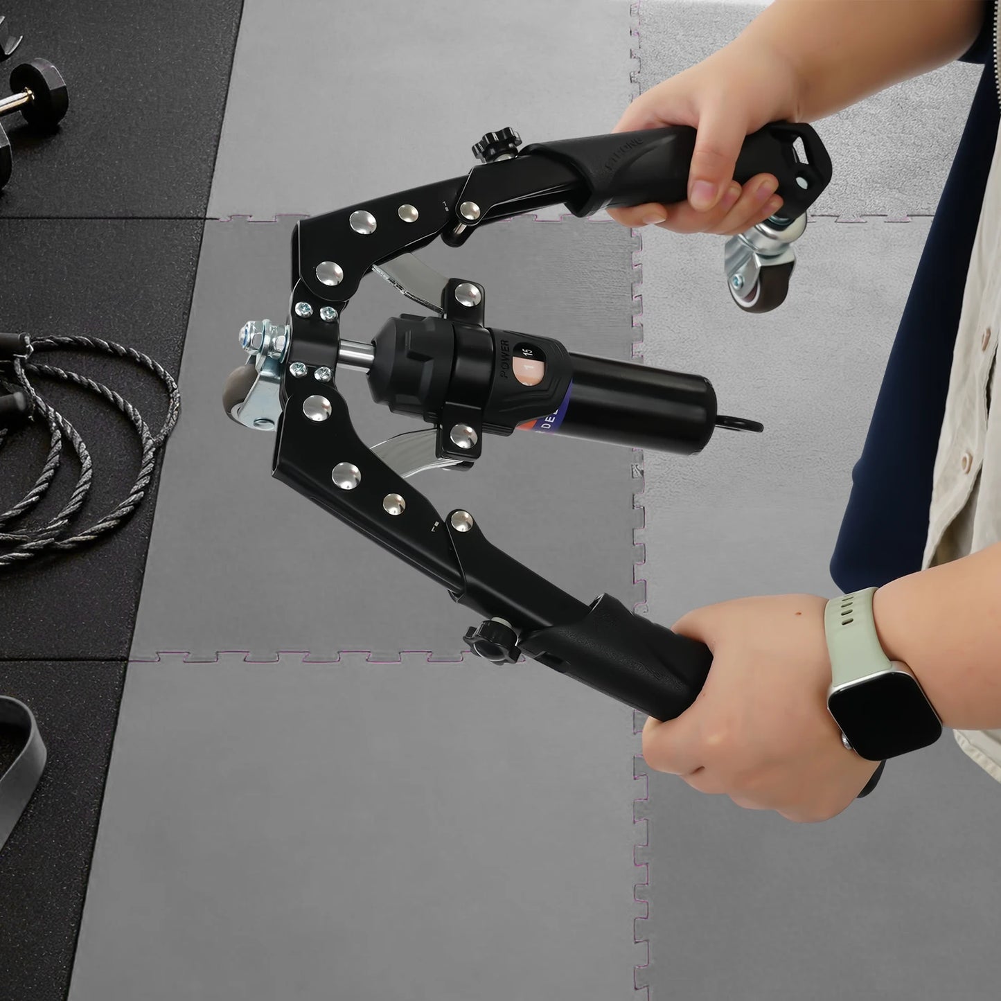 Hydraulic Power Twister Arm Blaster Forearm Workout 22-440 Lbs