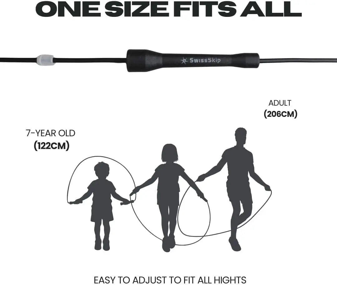 PVC Adjustable Speed Jump Rope Fitness Boxing CrossFit Unbreakable Handles