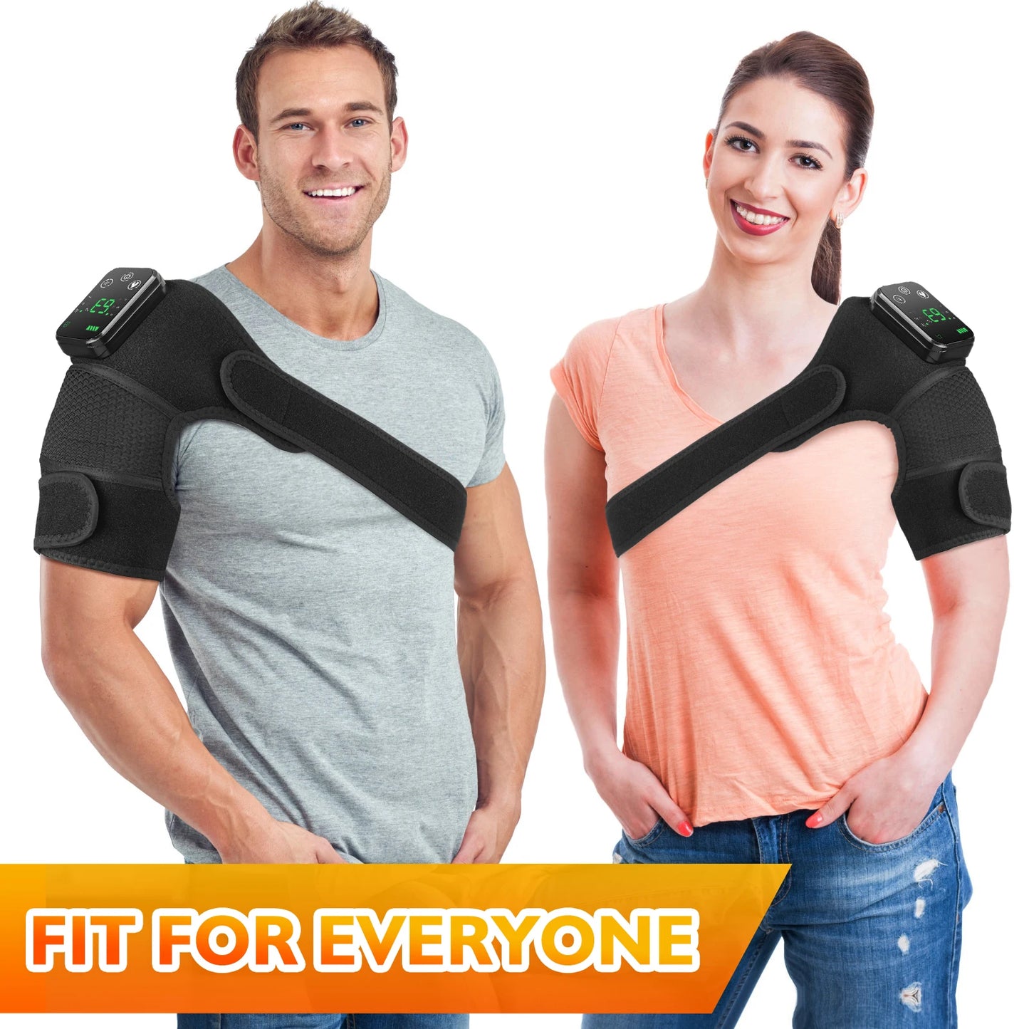 PASTSKY Rechargeable Shoulder Massager With Heating And Vibration