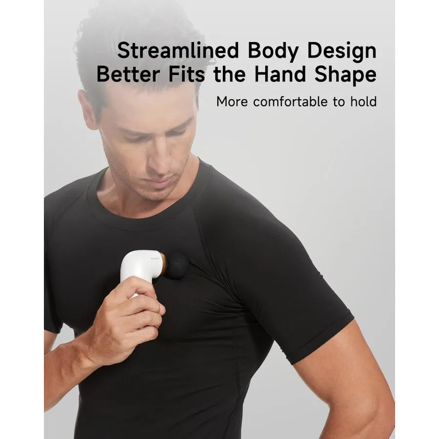 Compact Mini Massage Gun Percussion Deep Tissue Massager For Travel Sports Home Use Portable Handheld