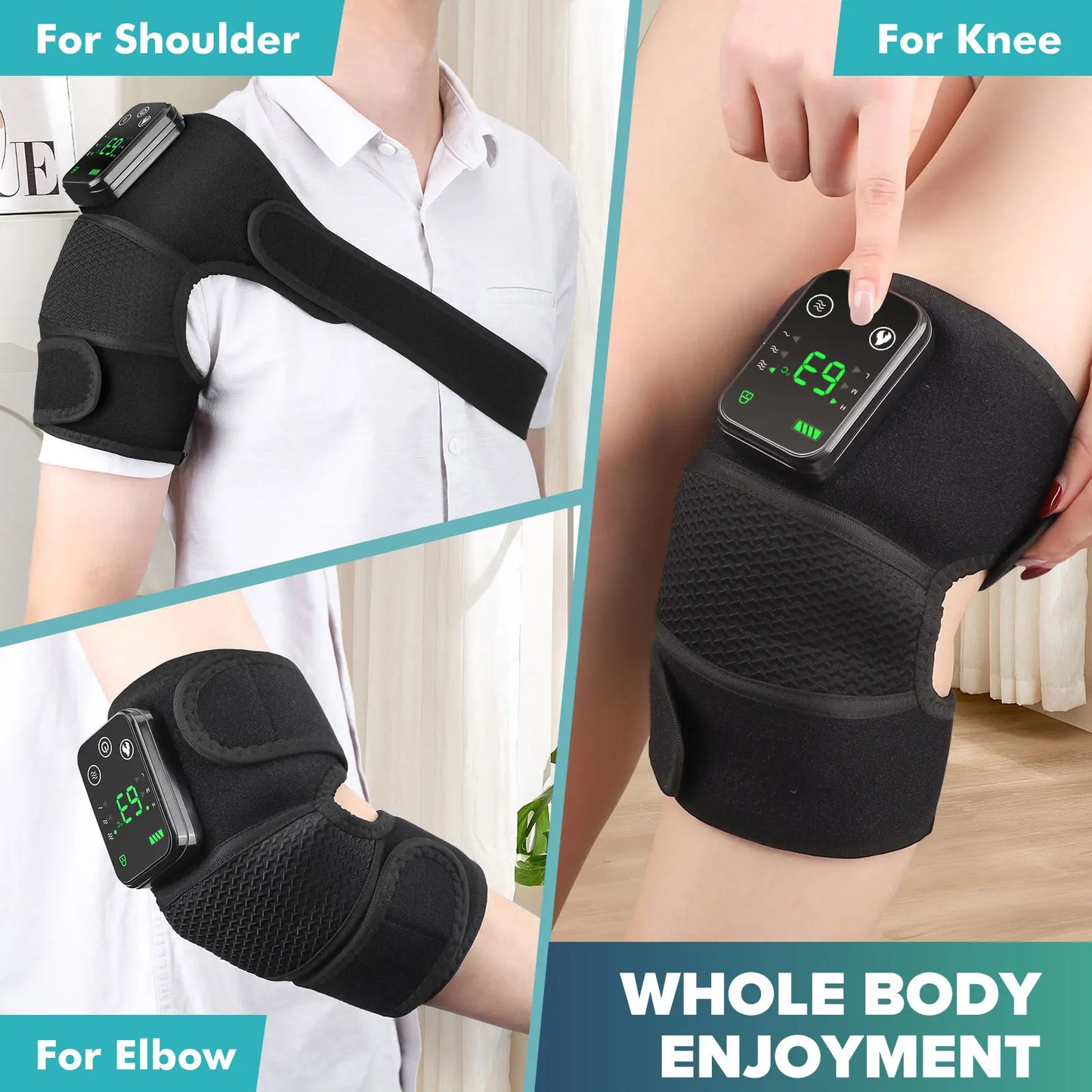 Hailicare Knee Heating Massager for Joint Therapy and Relief