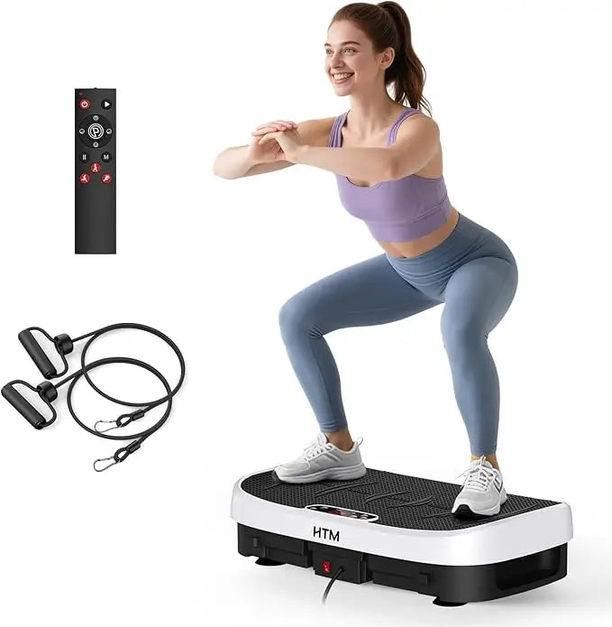 HTM Vibration Plate Whole Body Fitness Platform For Home Use