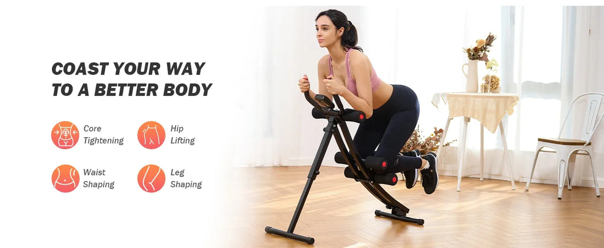 Zelus Ab Crunch Coaster Core Trainer For Home Gym Fitness