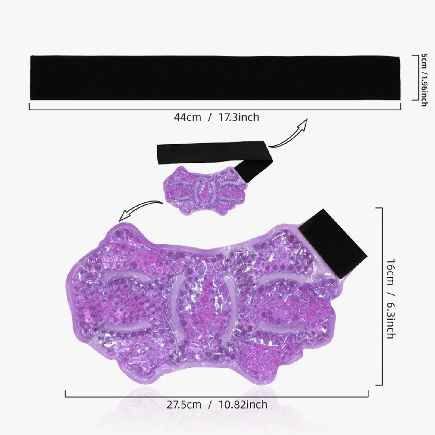 Effect Ankle IceTherapy GelBead Wrap For Postoperative Recovery PainRelief Support