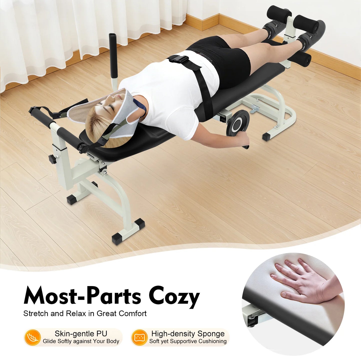 Back Stretch Bench Cervical Traction Device For Home Use