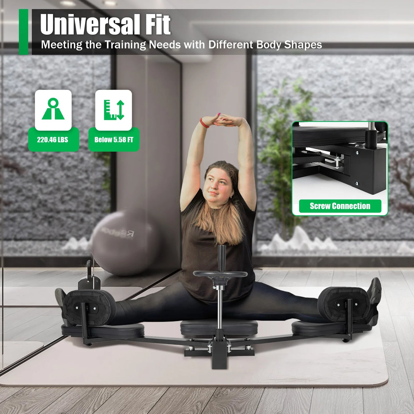 Classified By Exerciser IndustrialStrength 3 Bar Leg Stretcher Machine Flexibility