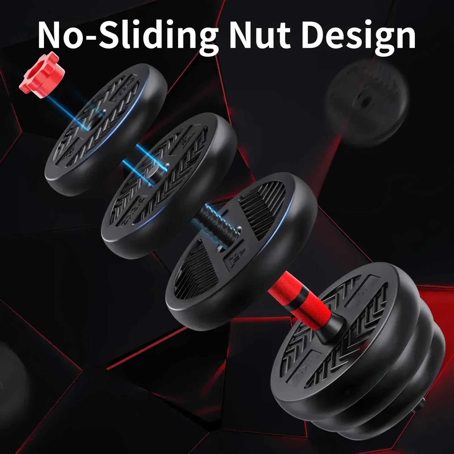 FITVIDS Adjustable Dumbbells 20 30 40 90 LBS Home Gym