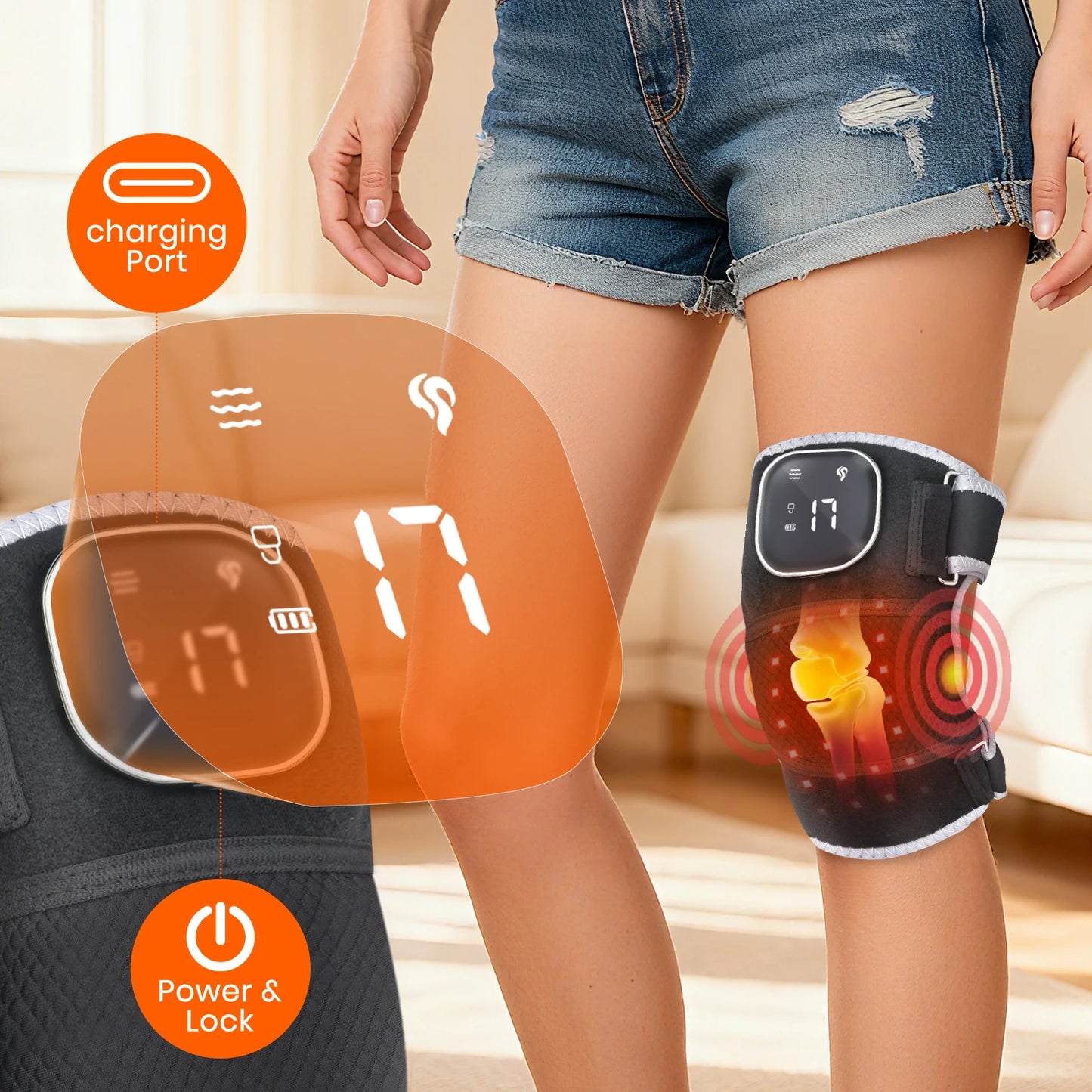 Rechargeable Knee Massager