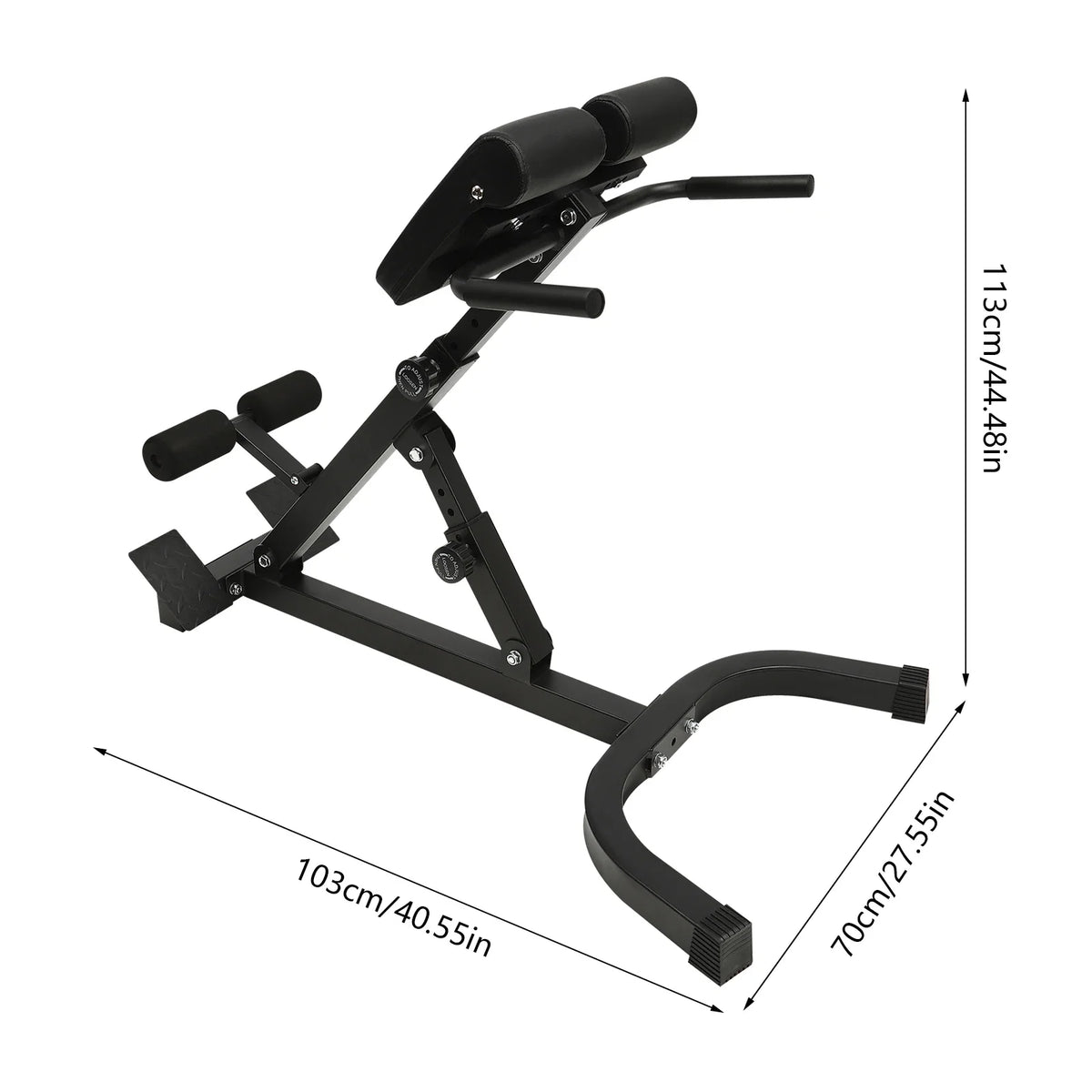 Roman Chair Back Extension Machine For Home Gym Strength Training
