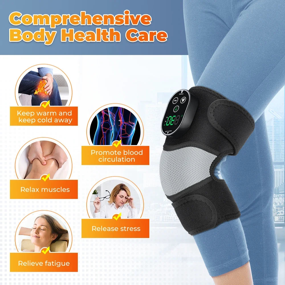 PASTSKY Thermoelectric KneeMassager Three In One UltraPortable Heated Massager Brace