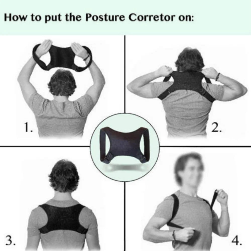DEDOMON Posture Corrector Back Support Belt for Spine Pain