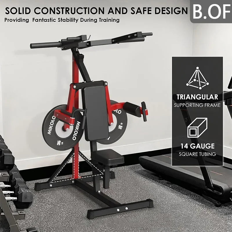 Posture Training Machine With Hip Lifting And Pull Up Support