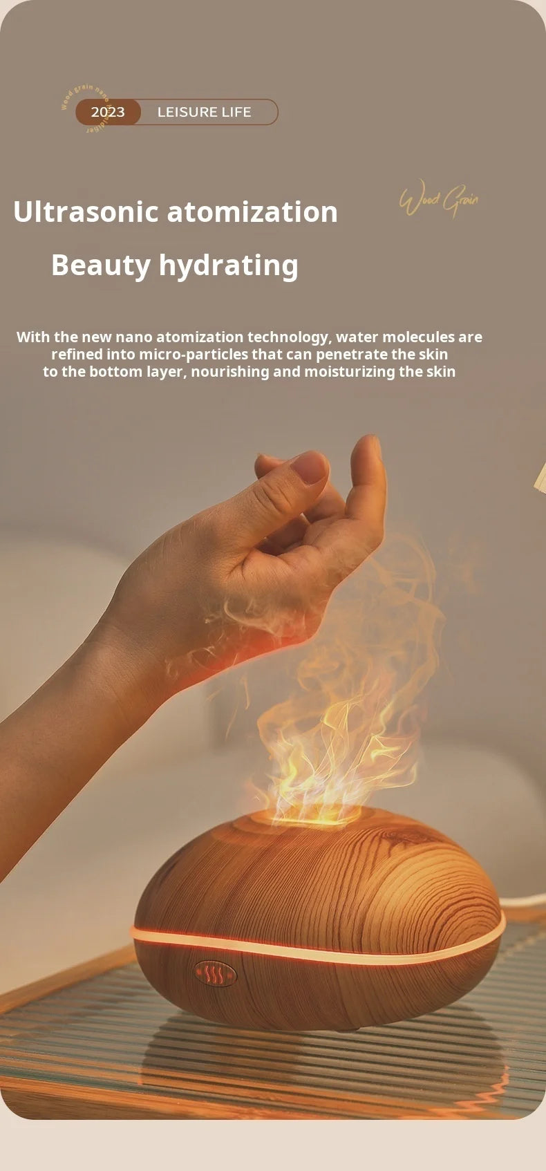 Aromatherapy Humidifier Ultrasonic Diffuser Aroma Mist Maker