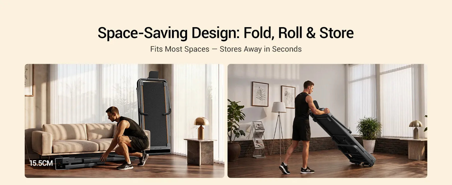 UMAY Folding Treadmill With 15 Percent Incline And 3.0HP Motor