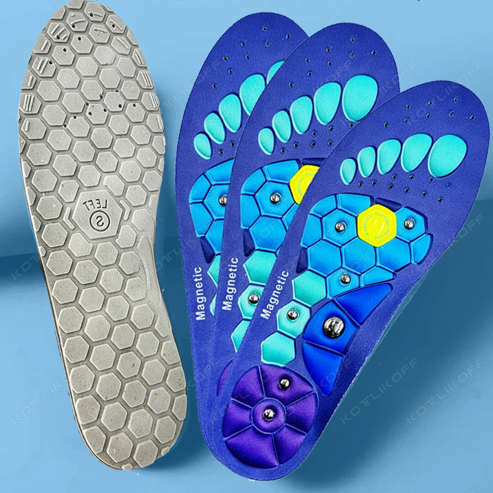 WINRUOCENCN Acupressure Footbed Insoles For Men Women Orthopedic Magnetic Inserts