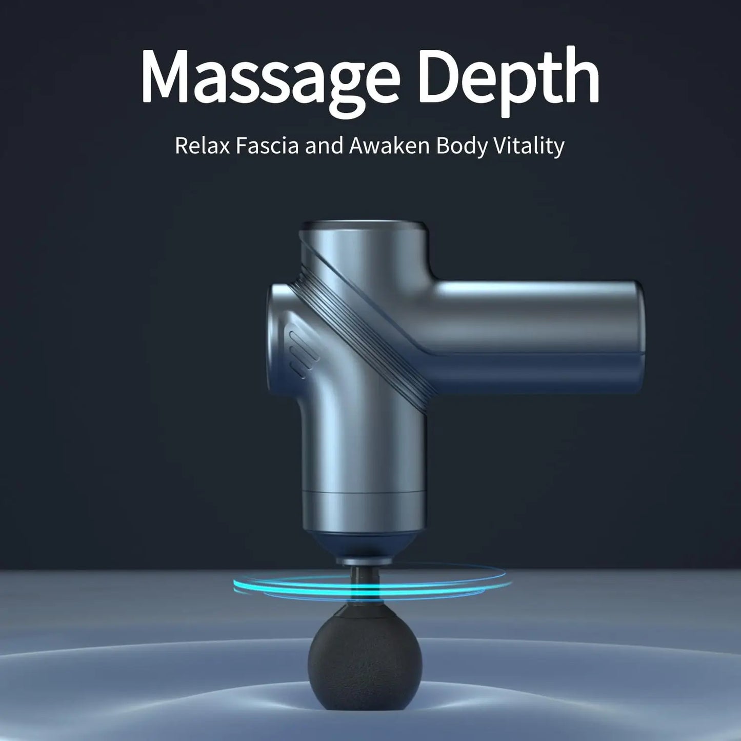 LEERCON Mini Massage Gun Deep Tissue Massager With 4 Heads