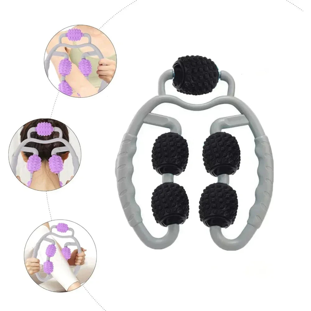 Hign-Concerned Lower-Leg Massage Roller Handheld Muscle Relaxation Tool Travel-Ready