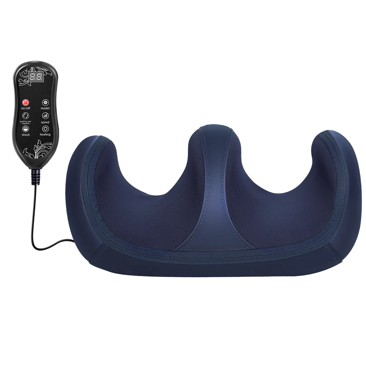 Leercon Extra Big Electric Foot Massager Hot Compress Shiatsu Kneading Leg Roller Kneading Calf Deep Relieve Fatigue Relaxation Muscle