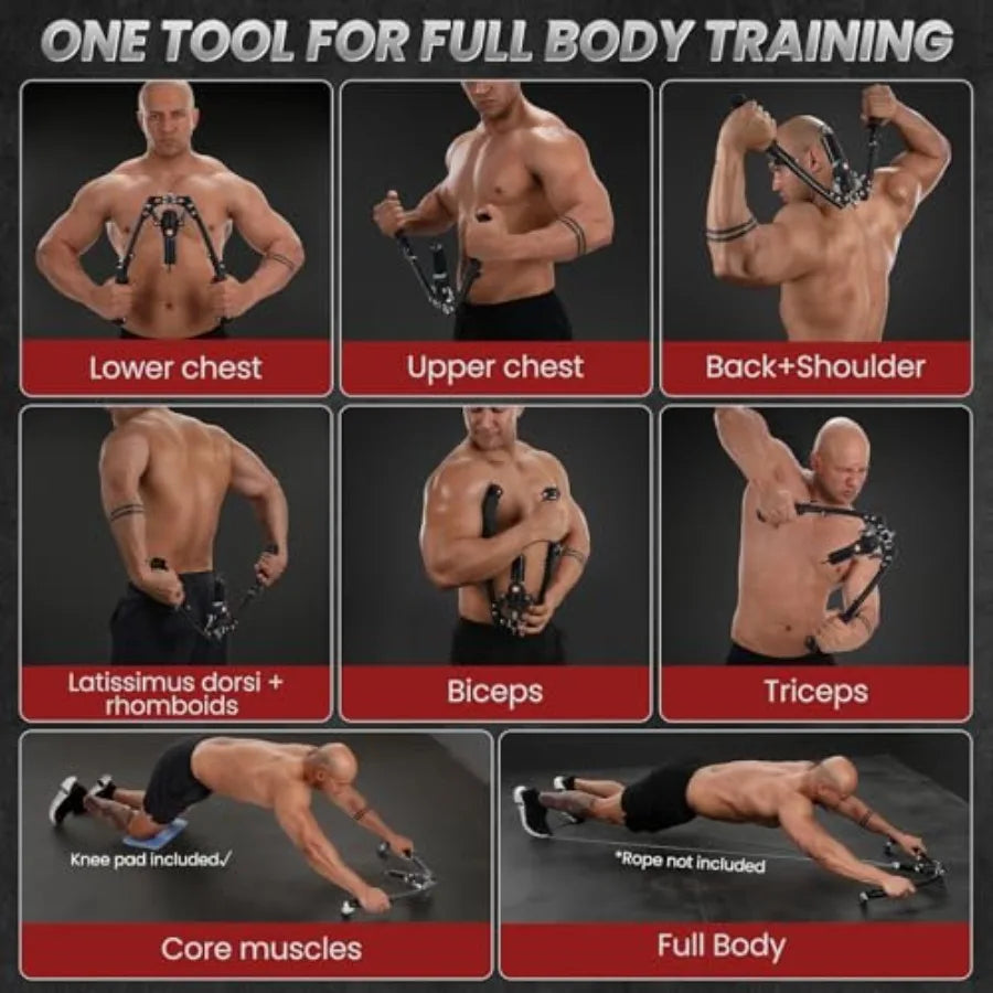 SHXI Twister Arm Trainer Hydraulic Chest Workout With Ab Roller