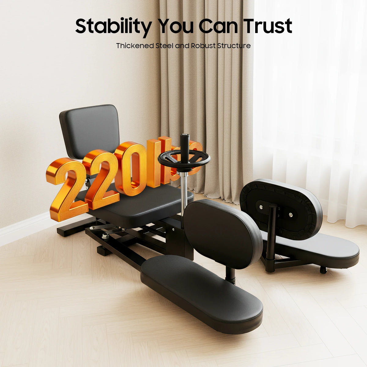 Adjustable Leg Stretching Trainer And Split Machine For Home Gym