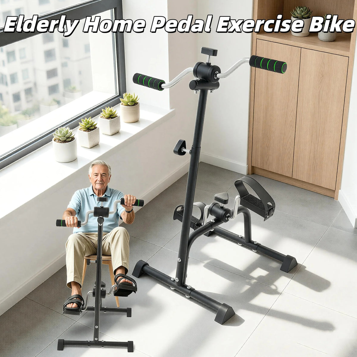 Indoor Exercise Bike Trainer For Hand Arm And Leg Rehabilitation