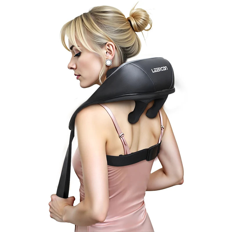 Leercon 4D Shiatsu Neck And Shoulder Massager With Heat