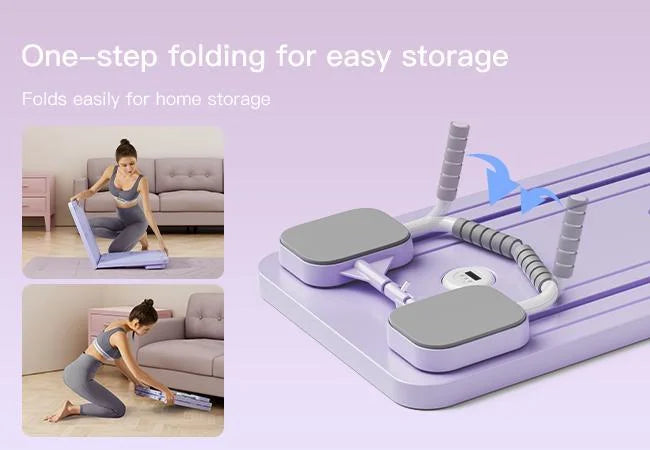 UMAY Multifunctional Pilates Board With Timer For Core Workouts